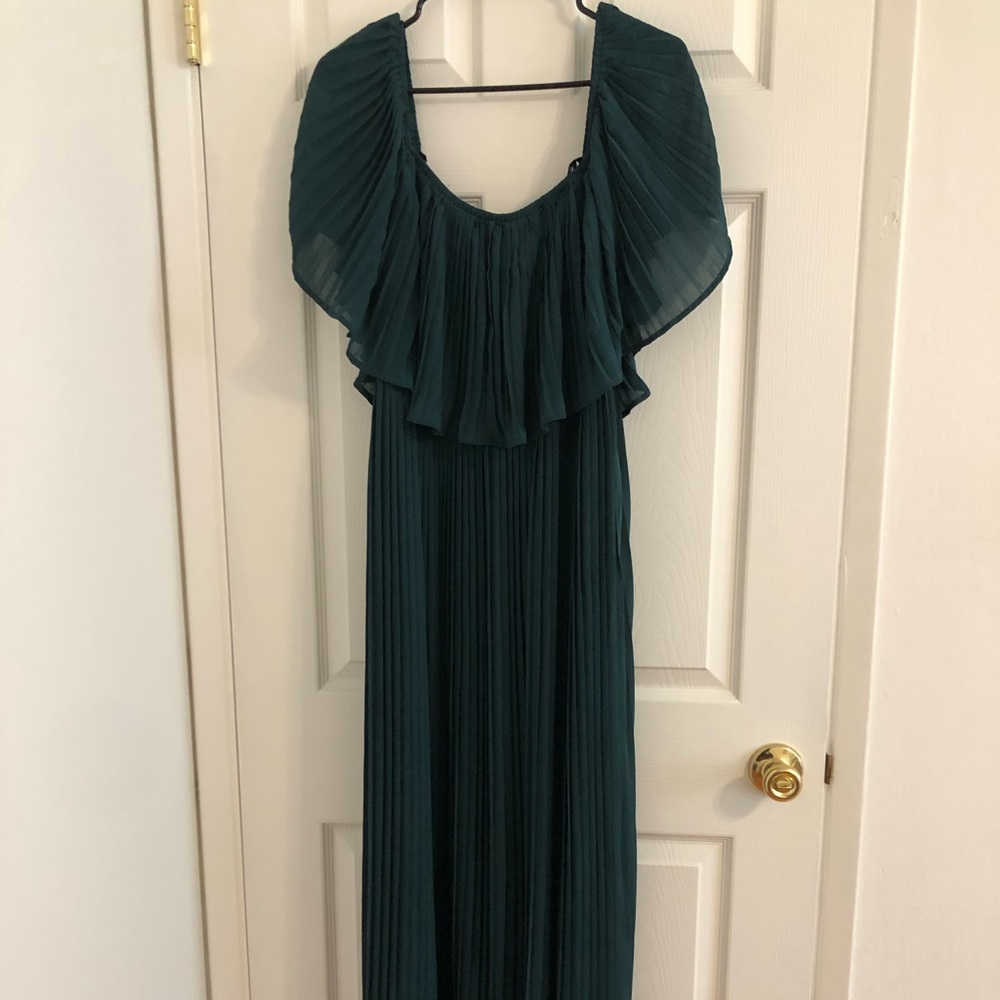 Pinkblush Maternity Emerald Green Formal Gown